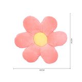 Livingandhome Daisy Shaped Seat Cushion Flower Throw Pillow
