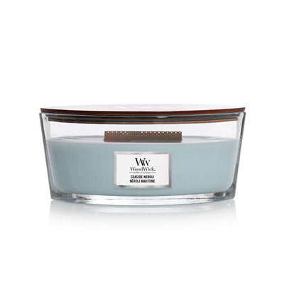 Superdrug Woodwick Large Ellipse Seaside Neroli Candle 16oz- Buy online at McGrocer