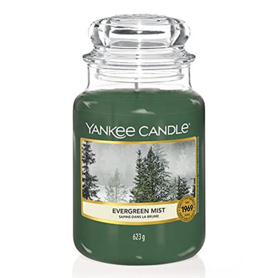 Superdrug Yankee Candle Evergreen Mist Candle 623g - Large Jar- Buy online at McGrocer