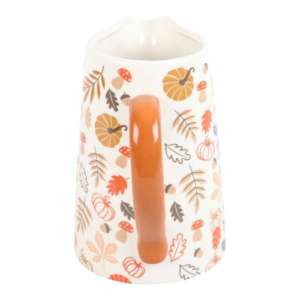 Something Different Autumn Leaves And Pumpkins Flower Jug