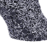 FLOSO Mens Slipper Socks With Rubber Non Slip Grip (7-11)