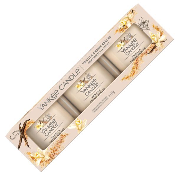 Yankee Candle Creme Brulee Signature Votive Gift Set 3 Pack