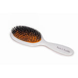 Rock & Ruddle White Shine Large Synthetic Bristle Hairbrush