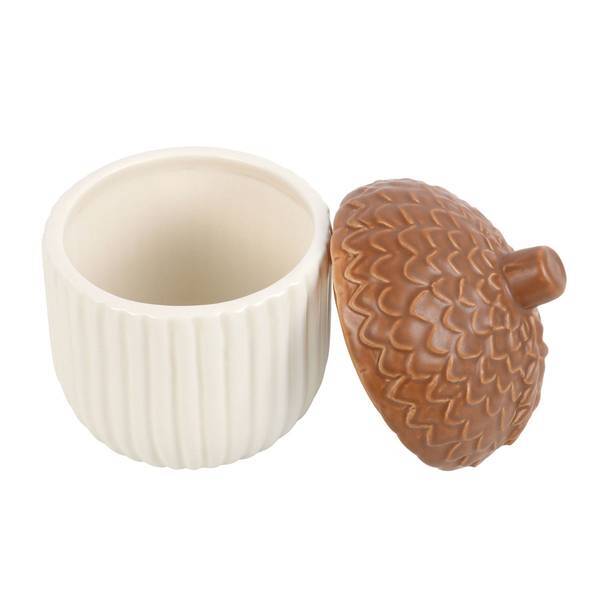 Something Different Autumn Acorn Ceramic Jar