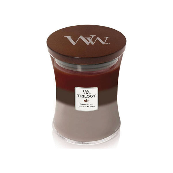 Woodwick Medium Trilogy Forest Retreat Candle 275g