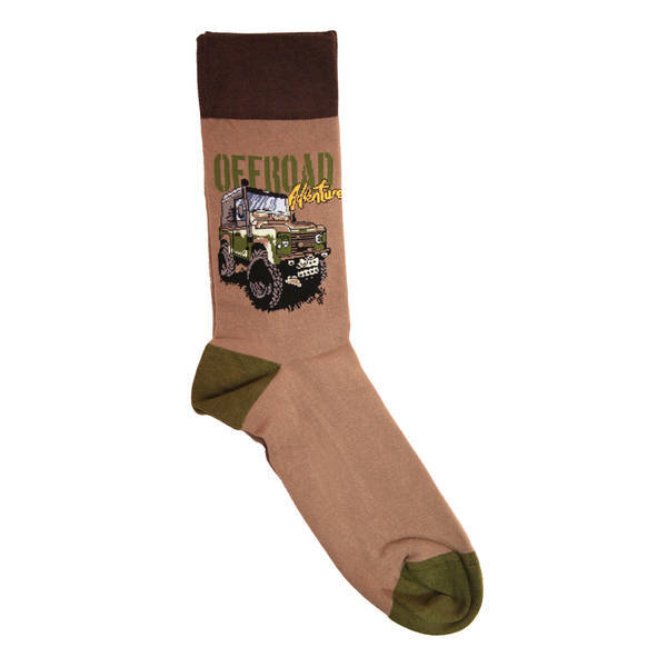 Simply s Boys Toys Mens Safari Truck Socks