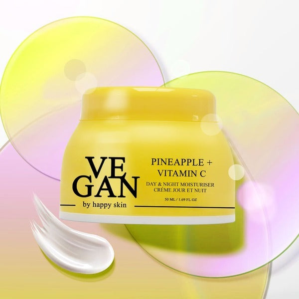 Vegan by Happy Skin Pineapple Vitamin C Moisturiser 50ml