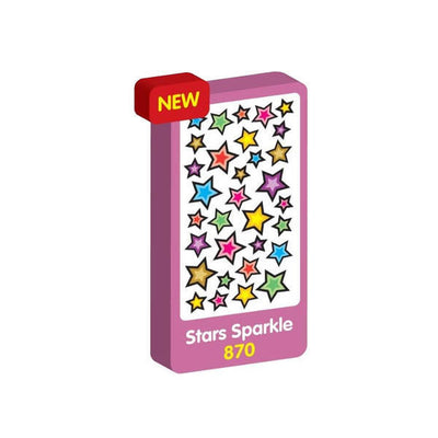 Superdrug Glitter Stars Sticker Sheet- Buy online at McGrocer