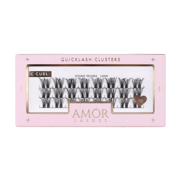 C Curl Lash Extension Clusters Short Kit for Customizable Volume