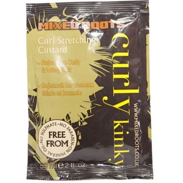 Mixed Roots Curl Stretching Custard Sachet