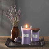 Woodwick Large Hourglass Lavender Spa Candle 610g