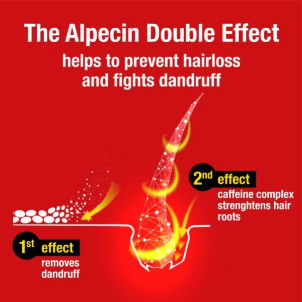 Alpecin Double Effect Shampoo 2x 200ml - Anti Dandruff