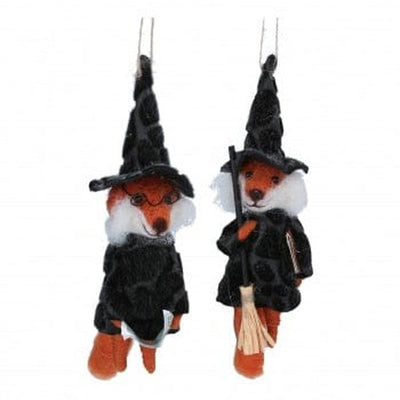 Superdrug Gisela Graham Halloween Set of 2 Witch Foxes- Buy online at McGrocer