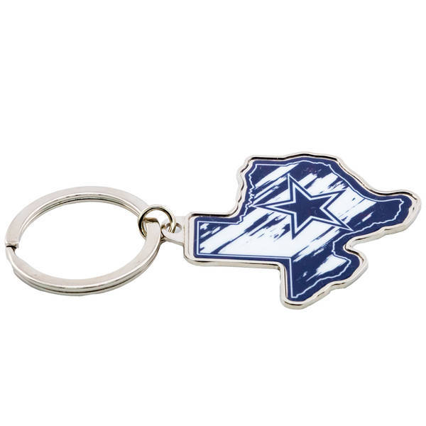 Dallas Cowboys State Keyring