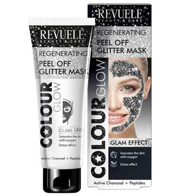 Superdrug Revuele Colour Glow Regenerating Peel Off Glitter Mask- Buy online at McGrocer