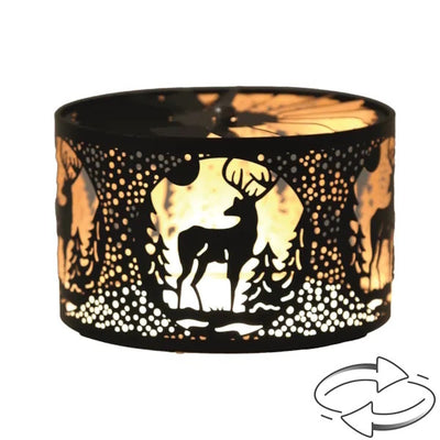 Superdrug Aroma Candle Carousel Fan Shade 13cm Black - Stag- Buy online at McGrocer