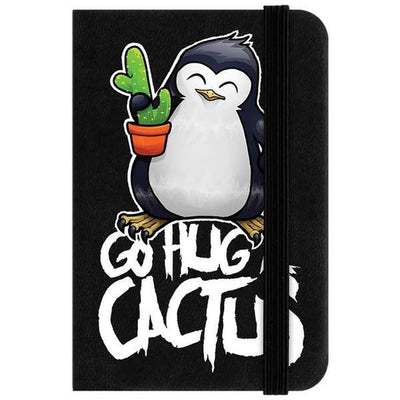 Superdrug Psycho Penguin Go Hug A Cactus Mini Notebook- Buy online at McGrocer