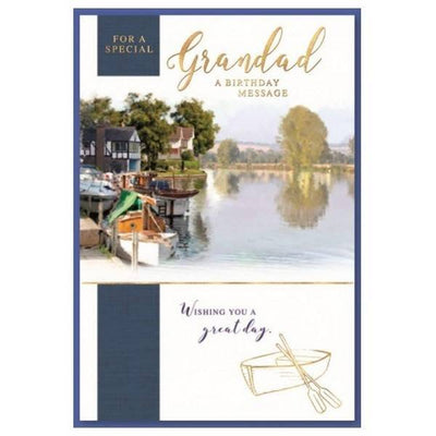 Superdrug Simon Elvin Grandad Boat Birthday Card (Pack of 6)- Buy online at McGrocer