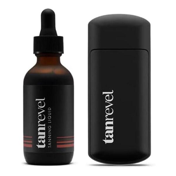 Tanrevel Gift Set Tanning Liquid and Self Tan Spray Device