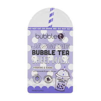 Superdrug Bubble T Cosmetics Jasmine Sheet Mask (10 pack)- Buy online at McGrocer