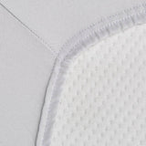 Martex Baby Twin Pack Fitted Sheet Cotbed Grey