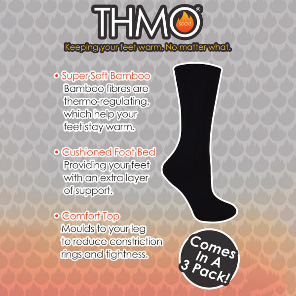 Mens & Ladies Bamboo Thermal Socks 4-8