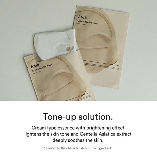 ABIB Crème Coating Mask Tone-Up Solution Sheet Mask
