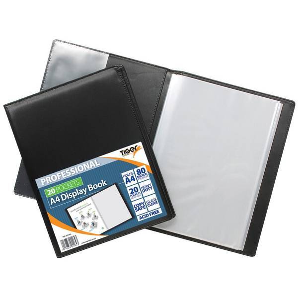 Tiger Stationery A4 Display Book