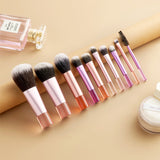 Livingandhome Set of 10 Portable Makeup Brush Tools