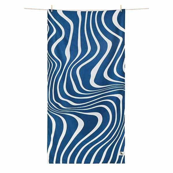 Dock & Bay XL Quick Dry Bath Towel - Tide Break Navy