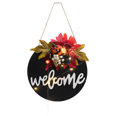 Superdrug Livingandhome Halloween Maple Leaves Welcome Sign- Buy online at McGrocer