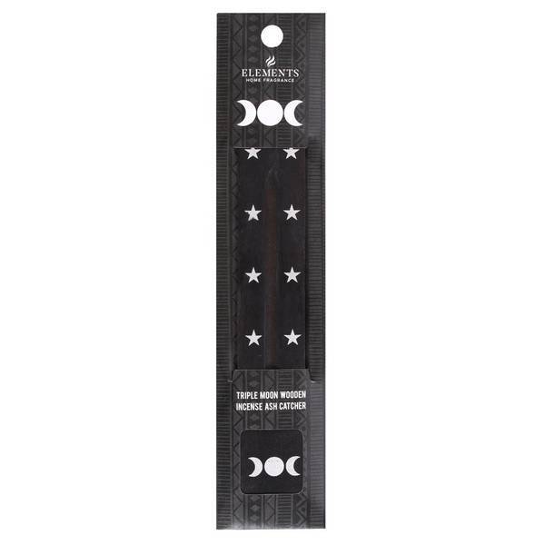 Something Different Wood Triple Moon Incense Ash Catcher