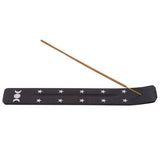 Something Different Wood Triple Moon Incense Ash Catcher