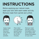 Fuss Free Naturals Mens Hydrating Face Mask, Bearded
