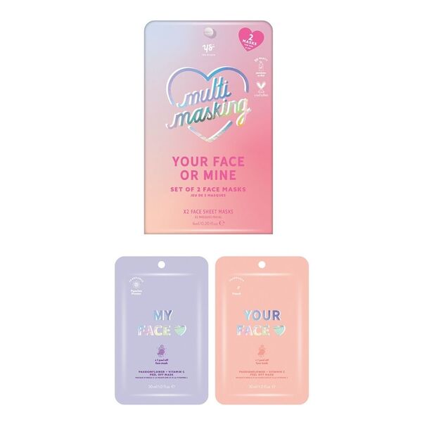 Yes Studio Your Face Or Mine Face Mask Duo