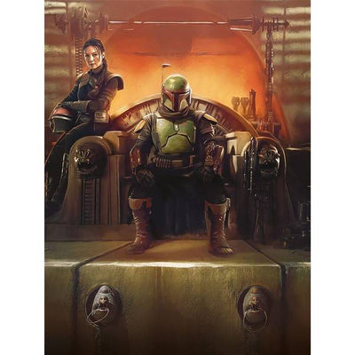 Superdrug Star Wars The Book Of Boba Fett New Boss Framed Canvas Print- Buy online at McGrocer