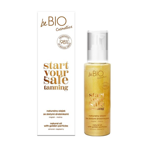 Golden Particle-Enriched Tanning Oil with Natural Oils 100ml