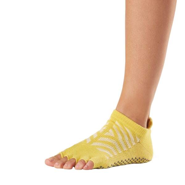 Toesox Womens Getaway Half Toe Socks (S)