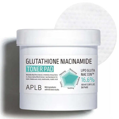 Superdrug APLB Glutathione Niacinamide Toner Pad 100ml- Buy online at McGrocer