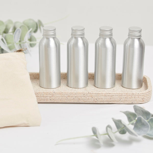 Full Circle Beauty Eco Aluminium Travel Bottle Set