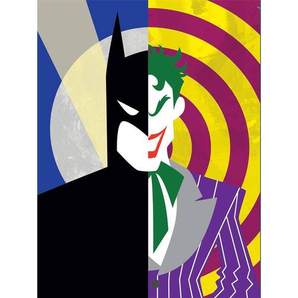 DC Comics Batman Half Half The Joker Canvas Print