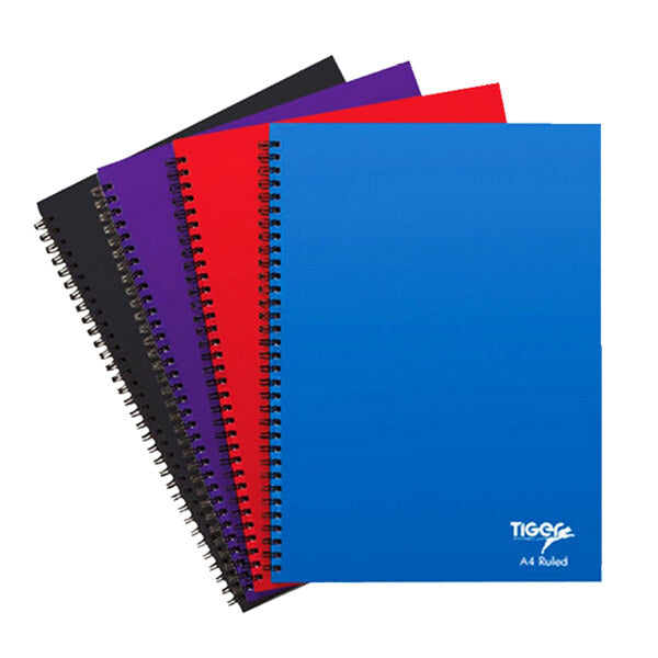 Tiger Stationery Ring Bound Notebooks (A5)