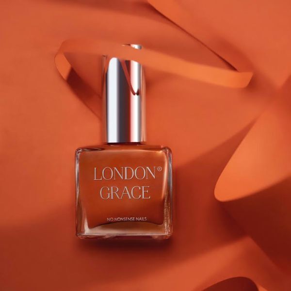 London Grace Millie Nail Polish Burnt Orange 12ml