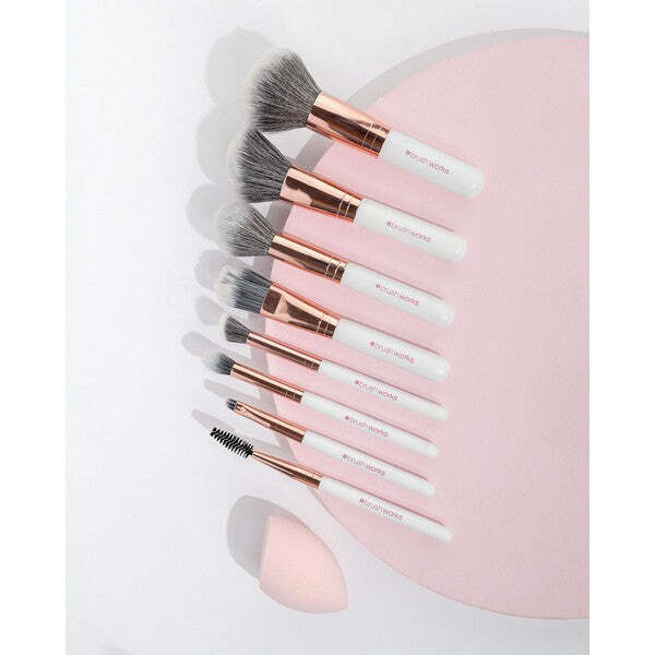 Brushworks Exclusive Makeup Brush and Sponge Set