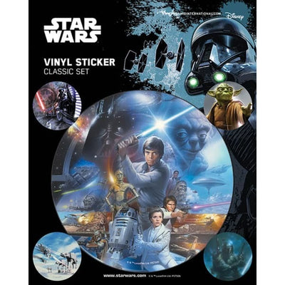 Superdrug Star Wars Classic Vinyl Stickers (Pack of 5)- Buy online at McGrocer
