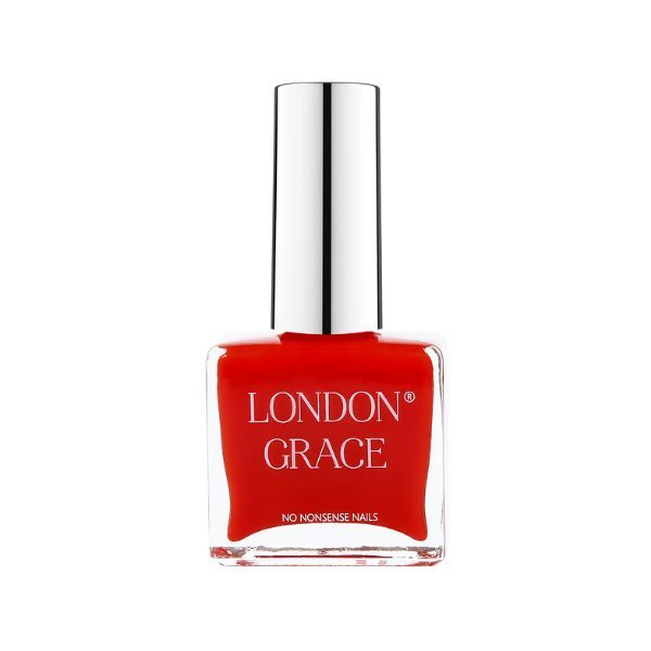 London Grace Valentine Nail Polish Orangey Red 12ml
