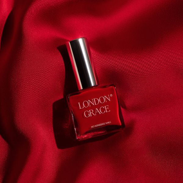 London Grace Valentine Nail Polish Orangey Red 12ml