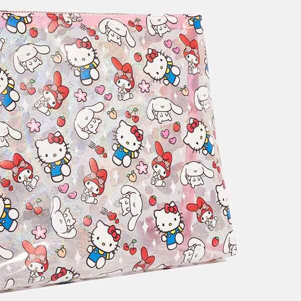 Skinnydip London Hello Kitty & Friends Shimmer Wash Bag 100% TPU