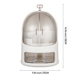 Livingandhome Freestanding Makeup Organizer - White