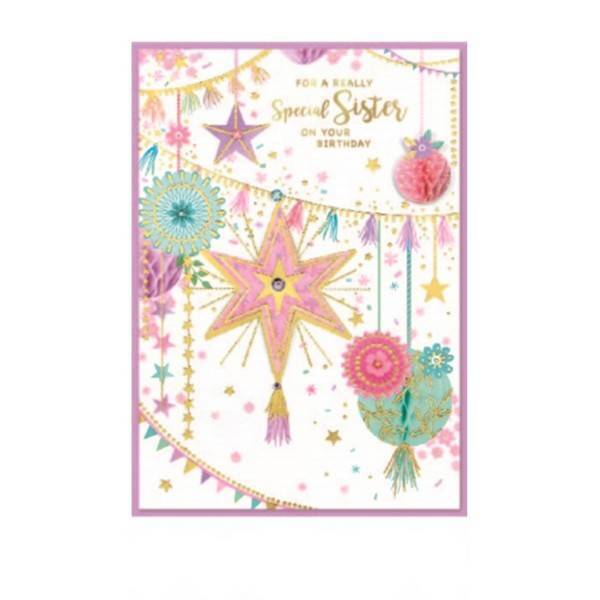 Simon Elvin Isabel Garden Special Sister Card (Pack of 6)